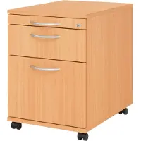 Hjh OFFICE PRO SIGNA AC20 BM - Rolcontainer Beuken Hout met ophangsysteem Metalen handgreep