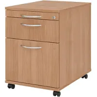 Hjh OFFICE PRO SIGNA AC20 BM - Rolcontainer Hout Walnoot met ophangsysteem Metalen handgreep