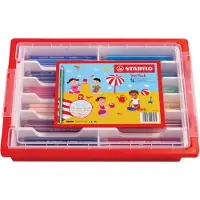 Stabilo Trio Thick - Driekantige Kleurpotloden Met Extra Dikke Kern - Schoolverpakking Met 96 Stuks
