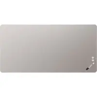 Legamaster Frameless glassboard - ronde hoeken - 100x200 cm - Warm Grey