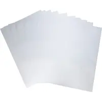 Folia fotokarton zilver glanzend, pak met 10 vel