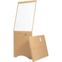 Rocada RD-60 ECO flip-over, recyclebaar, geïntegreerde handgreep, B 650 x H 950 mm, bruin
