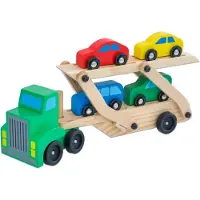Melissa & Doug - Houten Auto oplegger