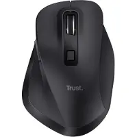 Trust Fyda - Draadloze Muis - Multi-device - Bluetooth - Oplaadbaar - Zwart