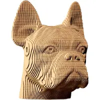 Cartonic - 3D puzzel- Bulldog- 3D- Puzzel- Speelgoed- kinderen- DIY- cadeau- Dieren-hond