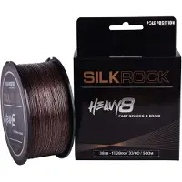 Pole Position Silkrock Heavy8 500 M Braided Line Bruin 0.330 mm