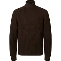 Selected Homme Trui 'SLHTom' donkerbruin