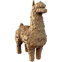 Cartonic - Alpaca - 3D puzzel- Speelgoed - DIY- Creatief - Karton - Voor kinderen en volwassenen