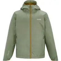 Regatta - Kid's Lever - Regenjas 7-8 Years, olijfgroen