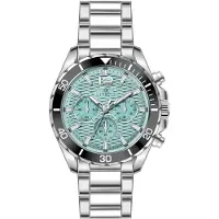 Invicta Pro Diver 50376 Heren Horloge - Quartz Uurwerk - Roestvrij Staal met Blauwe Wijzerplaat - 43mm