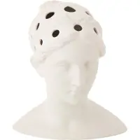 J-Line Vaas Dame Buste Dolomiet - keramiek - wit