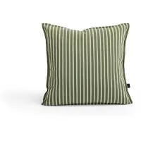 HAY Terrazza Ottoman 50 x 50 | Olive bold stripe