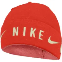 Nike U Gebreide Dri-FIT muts met manchet (Rood)