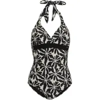 Regatta Dames/Dames Flavia II Abstract Gebloemd Eendelig Zwempak (Beige)