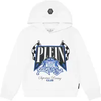 Philipp Plein Sweatshirt 'Racing Club' blauw / zwart / wit