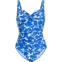 Regatta Dames Sakari Fleur Bloom Buikverstevigende Eendelig Zwempak (Blauw)