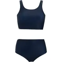 Regatta Dames Orla Kiely Mini Vierkante Bloem Reversible Bikini Set (Blauw)