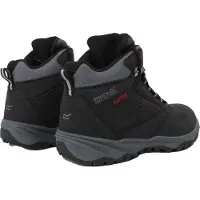 Regatta Heren Amble Waterdichte Wandelschoenen (Zwart/Rio Rood)