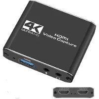 NÖRDIC VDCP-1 HDMI naar HDMI adapter - 4K 30Hz - USB2.0 - Zwart