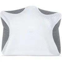 Alyze Anti snurk kussen hoes - 62 x 37 cm - Voor het kussen - Hoofdkussen - Ergonomisch - Slaap - Vlinder - Kussen - Wit