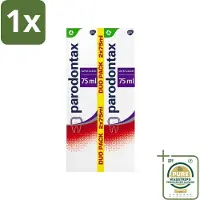 Parodontax 1 x - Tandpasta - Ultra Clean Dagelijkse Formule - Tegen Bloedend Tandvlees - 2 x 75 ml- Bloedend Tandvlees - Tandpasta - Tandplak - Tandvleesbescherming - Fluoride