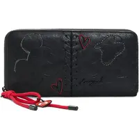 Desigual Portemonnee 'Mickey Mouse' rood / zwart