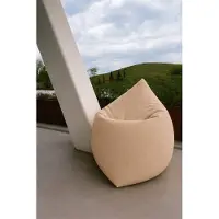 Terapy Elly Zitzak - Taupe - 100cm x 80cm x 50cm - Zacht Rekbaar Katoen