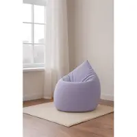 Terapy Elly Zitzak - Lila - 100cm x 80cm x 50cm - Zacht Rekbaar Katoen
