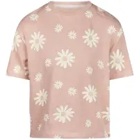 Koko Noko T-shirt roze Meisjes Stretchkatoen Ronde hals All over print - maat 110