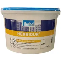 Herbol Herbidur Matt - Topkwaliteit matte gevelverf op waterbasis - 12.50 L - RAL 9016 Verkeerswit