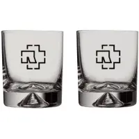 Rammstein Whiskeyglas - Tumbler 2er Box - voor Geen - transparant | Maat Standard