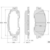 Brembo Remblokset P 83 204
