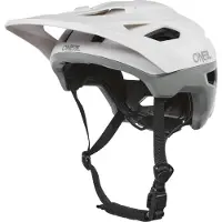 O'Neal Trailfinder Evo Solid Mat Wit Grijs Fietshelm Maat L-XL
