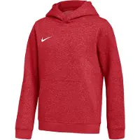 Nike Park 26 Fleece Pullover Hoodie Kids Rood Wit