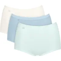Sloggi Broekje ' Originals Basic ' crème / lichtblauw / mintgroen