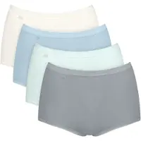 Sloggi Broekje ' Originals Basic ' crème / lichtblauw / grijs / mintgroen