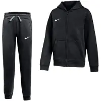 Nike Park 26 Fleece Vest Joggingpak Kids Zwart Wit