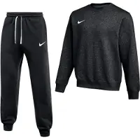 Nike Park 26 Fleece Crew Joggingpak Zwart Wit