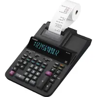 Casio Printrekenmachine Cijferige display Zwart AC DR-200R