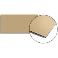 KitchenArt - Champagne Glow Spatscherm - 60x30 cm - Spatscherm Achterwand Keuken - Spatwand Keuken