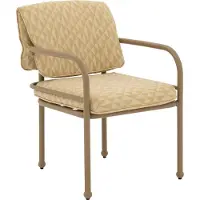 Goossens Tuinstoel Nice - Buitenstof - wit - 57 x 78 x 60 cm