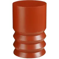 Mica Decorations Mart Bijzettafel – Bijzettafel Rond – Tafeltje – Koffietafel – Bijzet Tafel voor Woonkamer – Ook als Plantentafeltje of Plantenstandaard - Metaal – 46 x 30 cm – Rood
