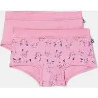Woody Meisjes boxer set roze + kattenpri - maat 092/2J