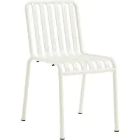 HAY Palissade Stoel - Tuinstoelen Gepoedercoat Staal Cream White - AA606-A800
