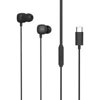 HomeShopXL Maxell Square+ In-ear hoofdtelefoon – USB-C aansluiting – 120 cm kabel – Microfoon – Comfortabele pasvorm – Stereogeluid – Zwart [52041BK]