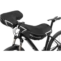 RockBros Handwarmers voor Fietsen, Motorfietsen, Scooters - Fietshandschoenen - Gevoerd - Winddicht - Waterafstotend - Reflecterend - Zwart