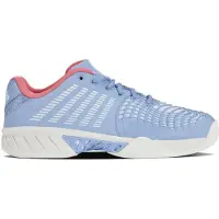 K-swiss Tennisschoen Women Express Light 3 Carpet Open Air Bright White Strawberry Ice-Schoenmaat 43