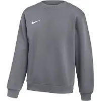 Nike Park 26 Fleece Crew Sweater Kids Donkergrijs Wit