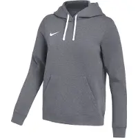 Nike Park 26 Fleece Pullover Hoodie Dames Donkergrijs Wit