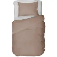 Kayori Saya Dekbedovertrek Katoensatijn 140x200/220 Oudroze